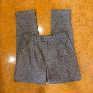 Women’s Gray Herringbone Pants